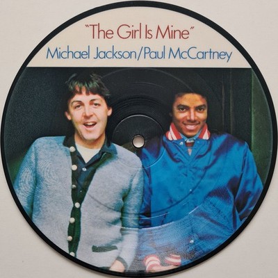 Michael Jackson & Paul McCartney the Girl Is Mine UK 7  45 Picture Disc!!!