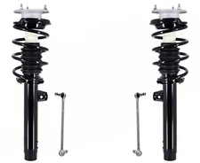 Front Complete Struts Assembly & Sway Bar Links For BMW X1 sDrive28i 2013-2015