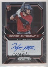 2021 Panini Prizm Rookie Auto Wyatt Mathisen #RA-WM Auto 0it8