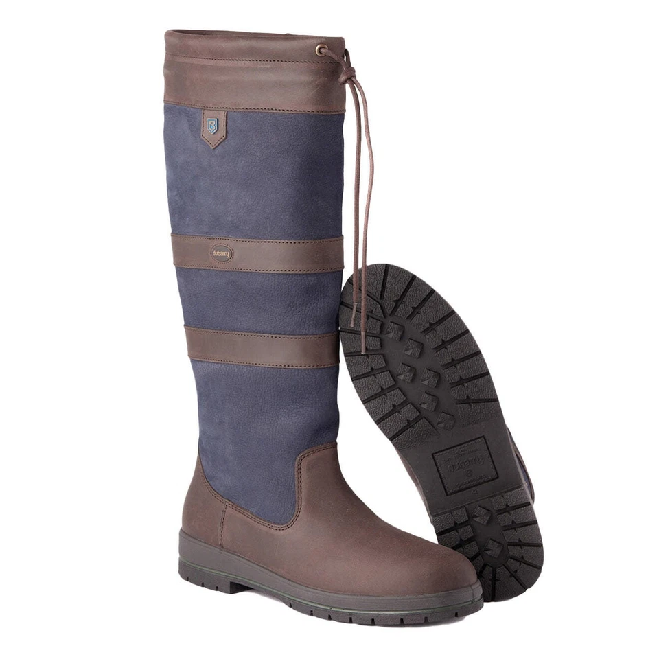 Dubarry Womens Galway Gore-Tex Leather Boot Navy / Brown - Bild 4 von 4
