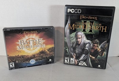 The Lord of the Rings The Battle For Middle-Earth 1 & 2 PC Games CD-ROM