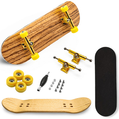 30mm TI-GO-GE , SOUTHBOARDS  Holz Fingerboard, Fingerskateboard mit PU Wheels