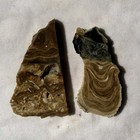 Set of 2 UTAH ROOT BEER ONYX SLABS ~64grams/ rough agate jasper rock cab mineral — photo 4