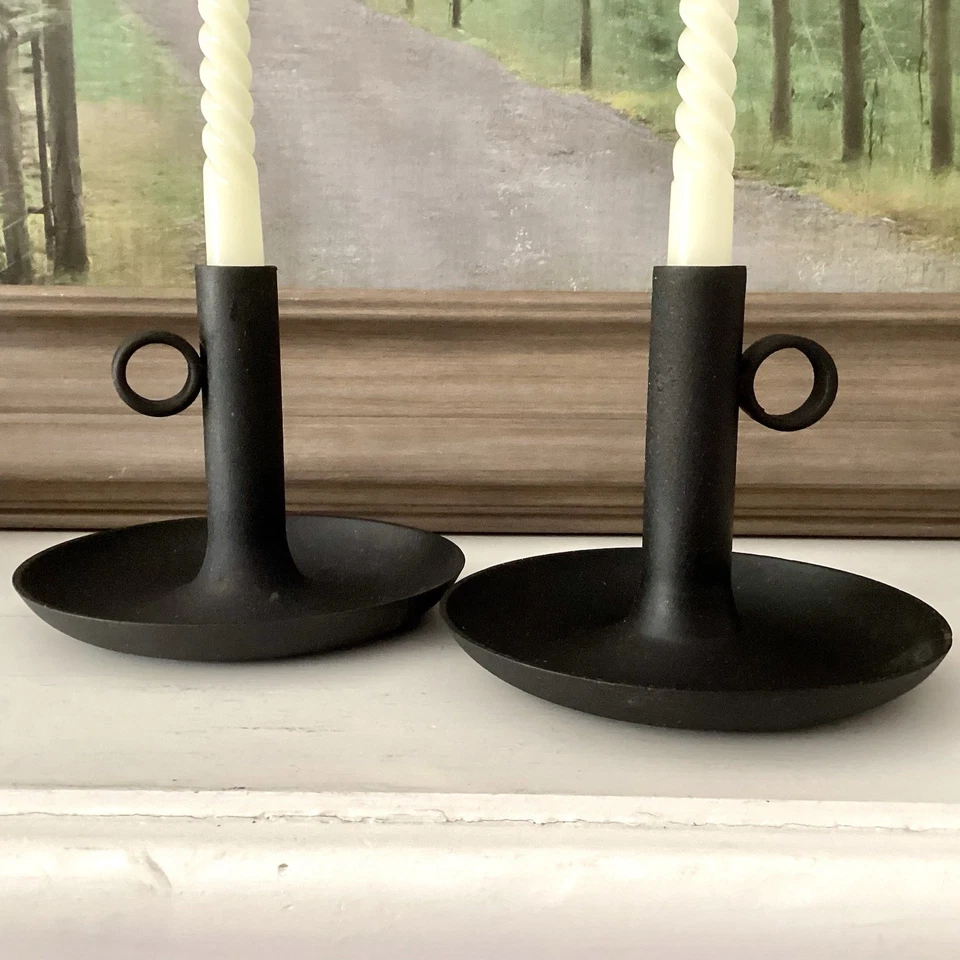 Candelabro IKEA Bjorkefall Sostiene Metal Negro Otoño Halloween Gótico Descontinuado  Foto 3 de 4