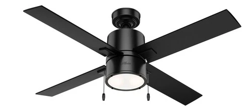 Hunter Fans - Beck 52 Inch Ceiling Fan with LED Light Kit and Pull Chain-Matte - Picture 1 of 4