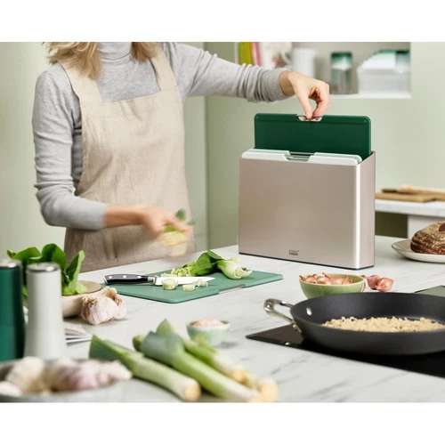 NEW Joseph Joseph Folio Large Chopping Board Editions Sage Set 4pce - Picture 2 of 4
