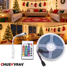 IP65 Waterproof LED Strip 5M   Perfect for Outdoor Holiday Lights