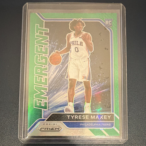 Tyrese Maxey #24 2020 Panini Prizm Emergent card