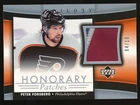 2005-06 Upper Deck Trilogy Honorary Patches Peter Forsberg 04/10