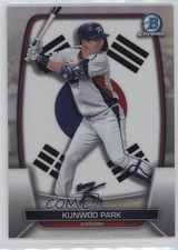 2023 Bowman Chrome WBC Flag Variations Refractor /499 Kunwoo Park #WBC-18 09an