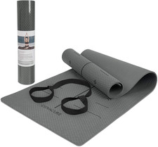 Extra Large Yoga Mat 72" x 26" - Non Slip Exercise Mat 8mm Thick Eco Friendly wi