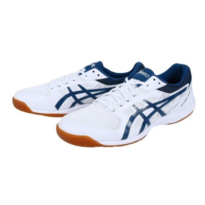 Asics Attack Hyperbeat 4 White Mako Blue 1073A056-100 Men's Size