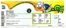 Ticket Confed-Cup 2013 #12 Uruguay - Tahiti