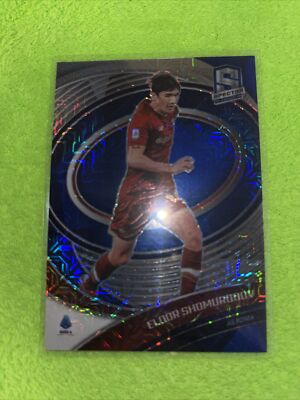 ELDOR SHOMURODOV 2021-22 Panini Chronicles Serie A Soccer Spectra Blue Mojo #/16