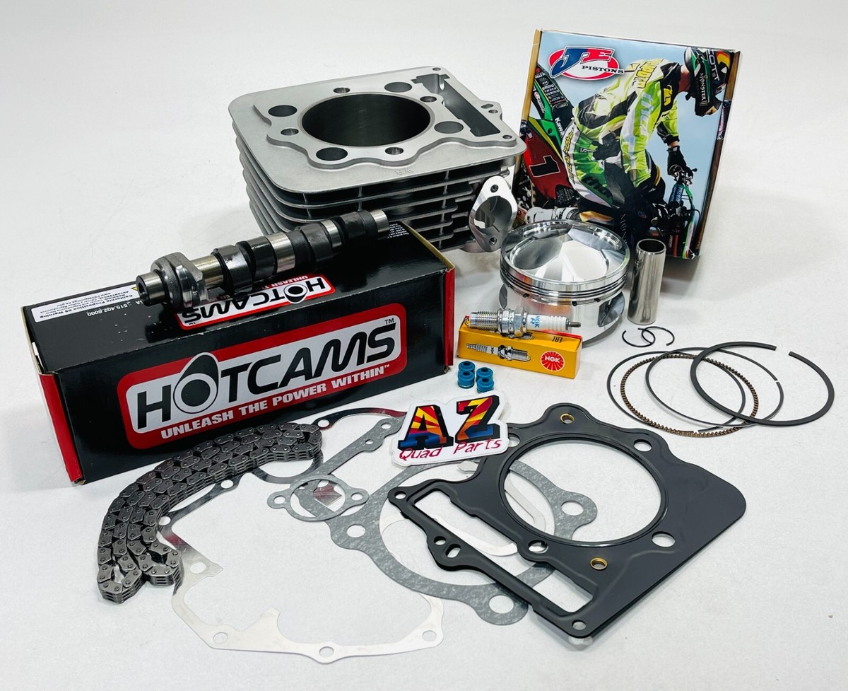 89mm 440 Big Bore Top End Kit 12:1 JE Piston Hotcam Honda 400EX