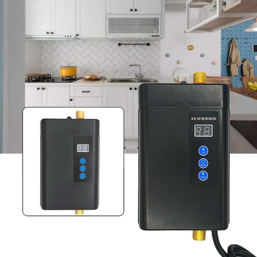 Electric Hot Tankless Water Heater Kitchen Under Sink Tap Instant Boiler SALE