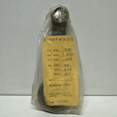 Connecting Rod Carrillo 16523 P.E. Bore: 0.928 BE: 1.8900 HOAAR H05965