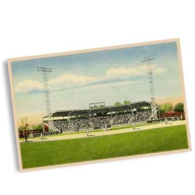 Two Old Jamestown Baseball Field Post Card 11x17'' Reproduction Wall Posters