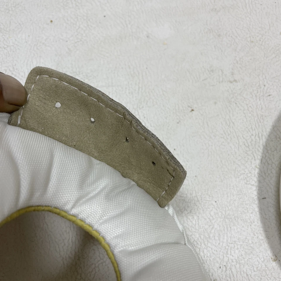 Vaughn Goalpad Knee Donuts [SR] Leather Pair Ice hockey goalie Standup Vintage - Image 4 of 4