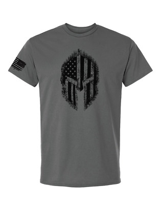 XS-2X AMERICAN SPARTAN THE 300 GREEK WARRIOR MOVIE THIS IS SPARTA MEME TSHIRT