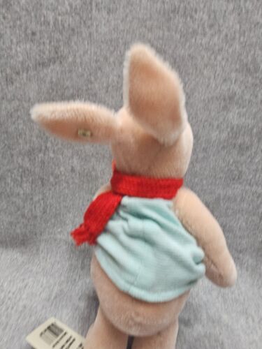 STEIFF Mohair 667367 Winnie the Pooh PIGLET Knopf Im Ohr Rare 8" - Picture 10 of 16