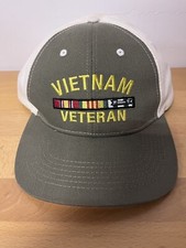 Vietnam Veteran Adjustable Hat CLEAN, Made In USA