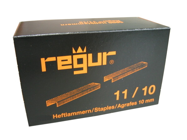 Regur 11/10 Edelstahl Rostfrei Heftklammern 1.000 Klammern-image