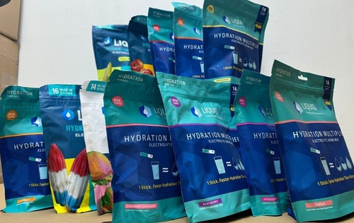 Liquid I.V. Multiplier Hydration Powder CHOOSE A FLAVOR 16 pack Exp 12/25