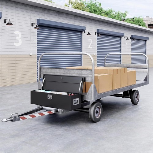 30/39-Inch Steel Tool Box Heavy Duty with Lock Storage for Truck Bed & Trailer - Picture 23 of 24