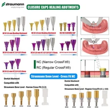 For ITI Straumann BL/BLT Healing Abutment & Locator Attachment Tool RC/NC & Caps