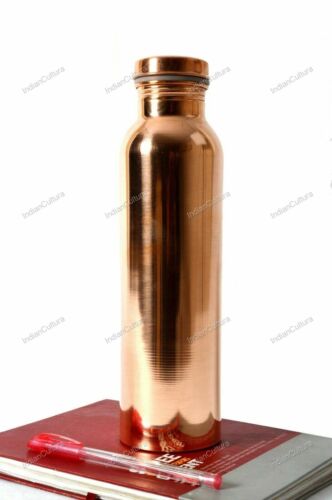 Indian Copper Bottle With New Stylish and Advanced Leak Proof Cap Copper Bottles - Photo 1/11