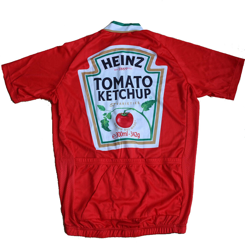 HEINZ TOMATO KETCHUP cycling Short Sleeve Jersey mens Cycling