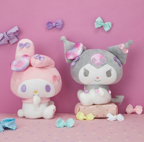 hello kitty melody and kuromi plush