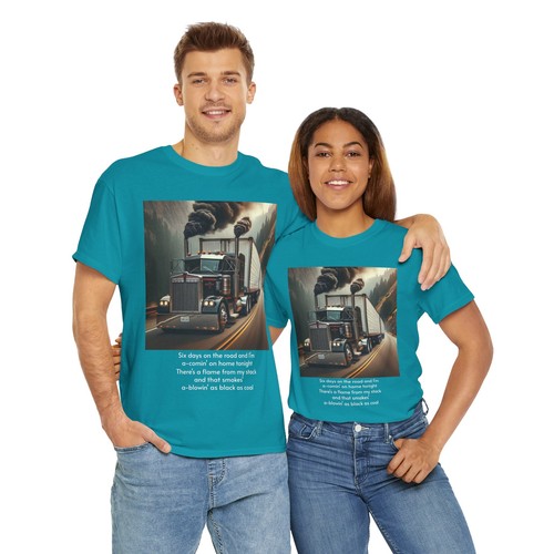 Retro Kenworth Semi Tee, Vintage Truck Driver Shirt, Diesel Engine Tshirt, Long - Picture 107 of 144