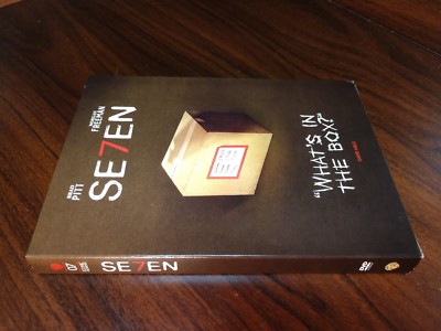 Seven (DVD) Collector Movie Quote Slipcover -NEW- Free