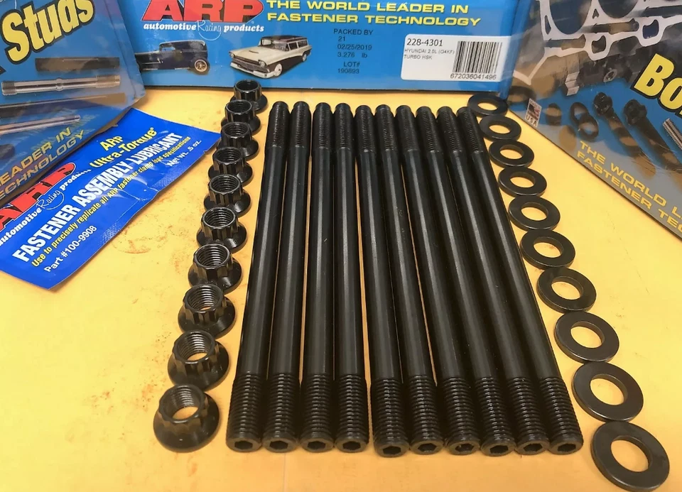 Kit de tacos de cabeza serie ARP Pro para Hyundai Genesis 2010-2014 cupé 2,0 L G4KF Foto 3 de 4