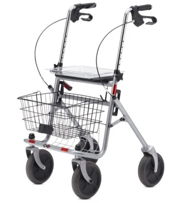 Bischoff & Bischoff Senio Standard-Rollator Tablett Stockhalter Ankipphilfe