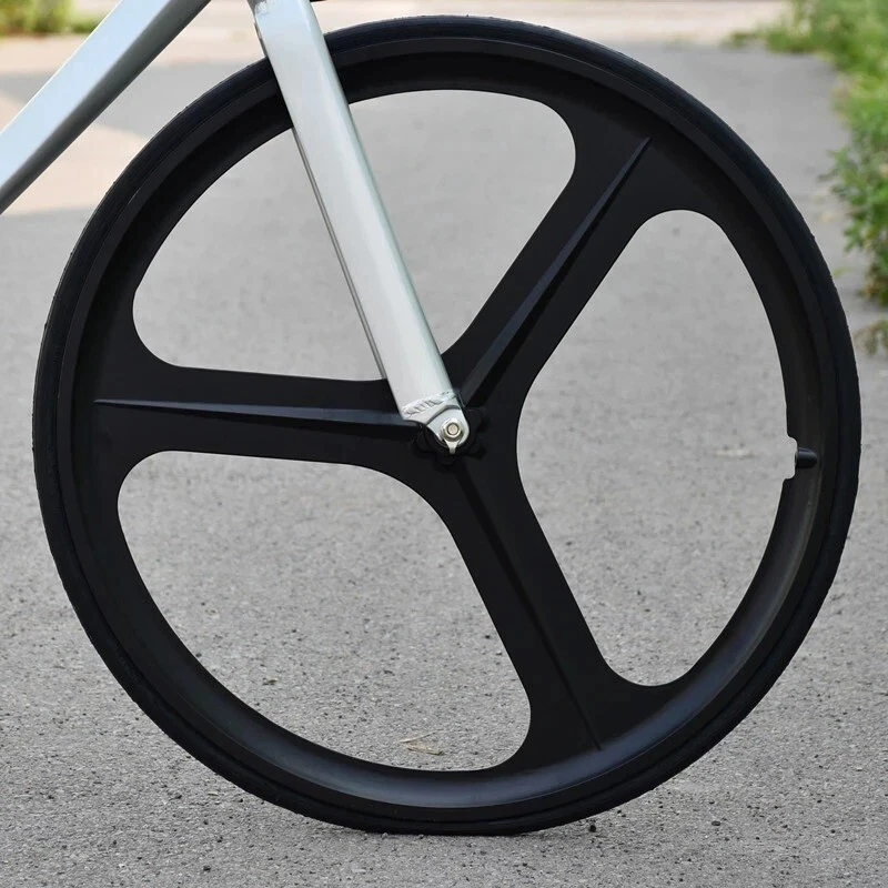 Bicicleta de pista 700C velocidade única V-Brake engrenagem fixa bicicleta muscular personalizável - Imagem 4 de 4