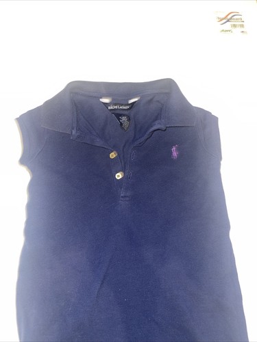 Ralph Lauren Navy Polo Girls Toddler Dress Size 4 - Picture 4 of 7