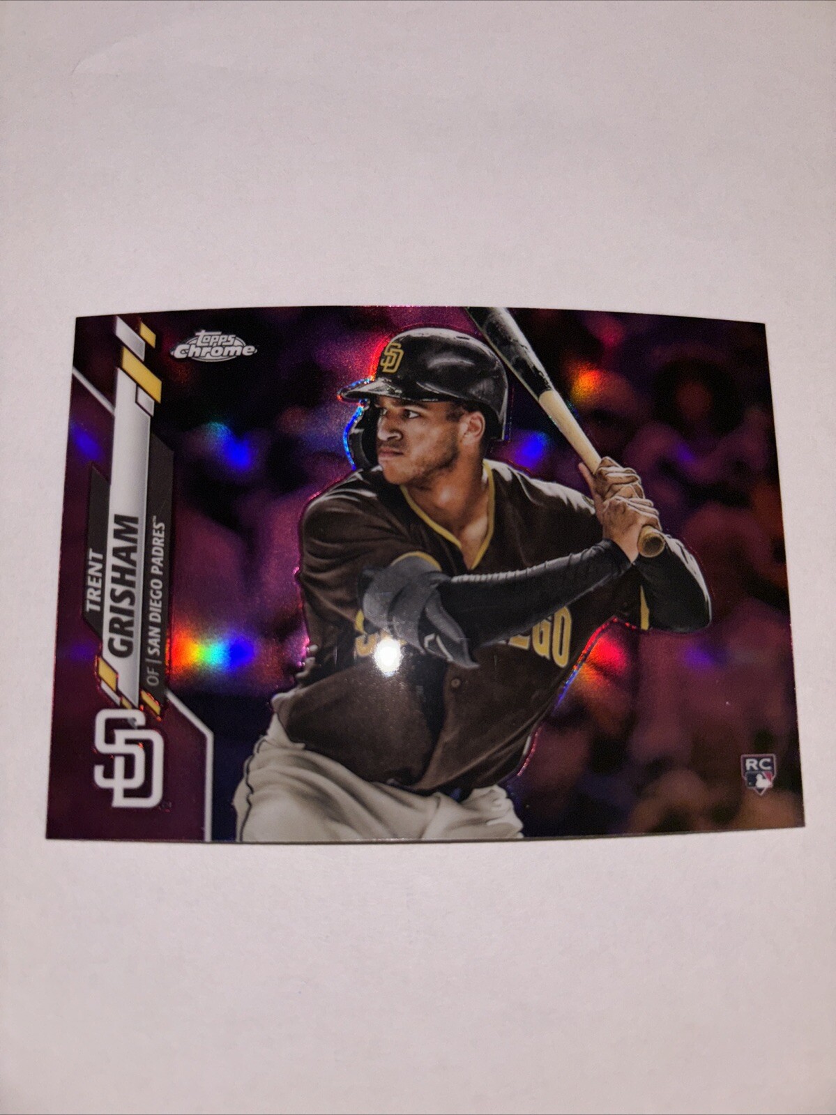 2020 Topps Chrome - Pink Refractor #101 Trent Grisham (RC)