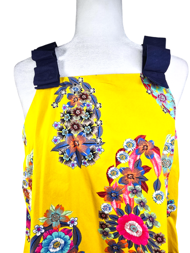 MAEVE Anthropologie US women’s S Yellow Floral Sunniva Sundress Shift Sun Dress - Picture 6 of 10