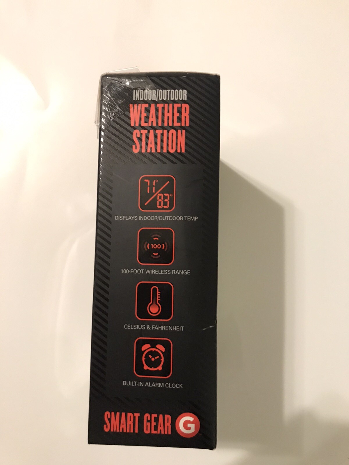 Smart Gear Indoor Outdoor Weather Station 2 temperature zones wireless 6083