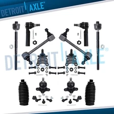 12pc Front Ball Joint Sway Bar Tie Rods for RWD 2004 2005 Colorado Canyon I-350