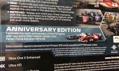 F1 2019 [ Anniversary Edition] (XBOX ONE) NEU - Bild 5 von 5