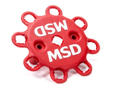 MSD Distributor Wire Retainer - Plastic - Red - MSD HEI Style - Each