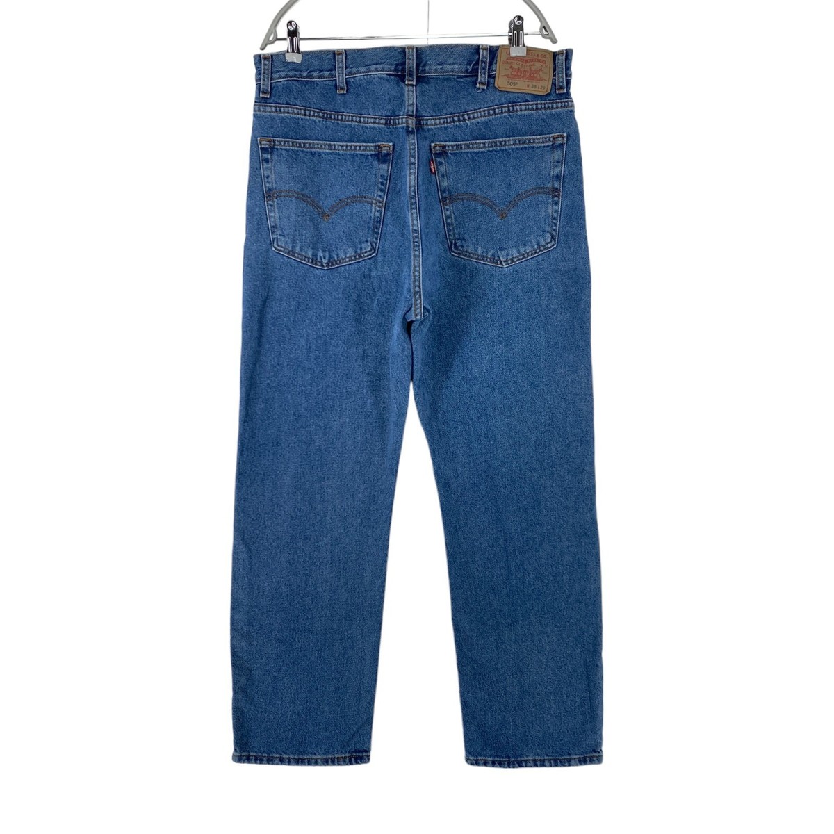Vintage Levi's 505 Blue Regular Straight Fit Jeans W38 L29 Vintage Levi's 505 Blue Regular Straight Fit Jeans W38 L29