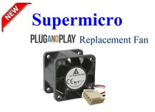 1x Replacement Fan for Supermicro SuperServer SYS-E200-8D 40x28mm 4-Pin