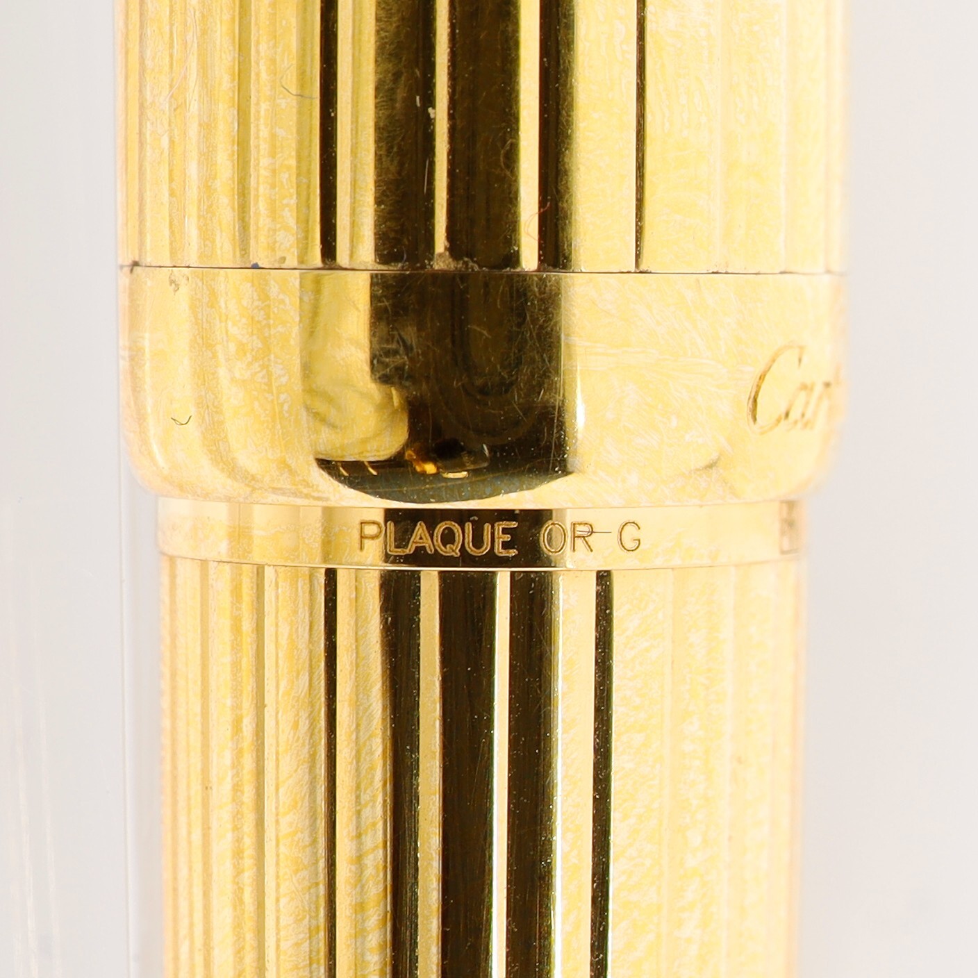 Cartier Godron Gold-Plated Ballpoint Pen | eBay