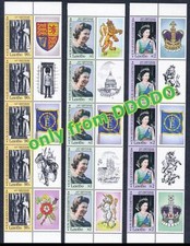 LESOTHO 1988 QUEEN ELIZABETH II WEDDING full GUTTERS mnh FREE SHIPPING