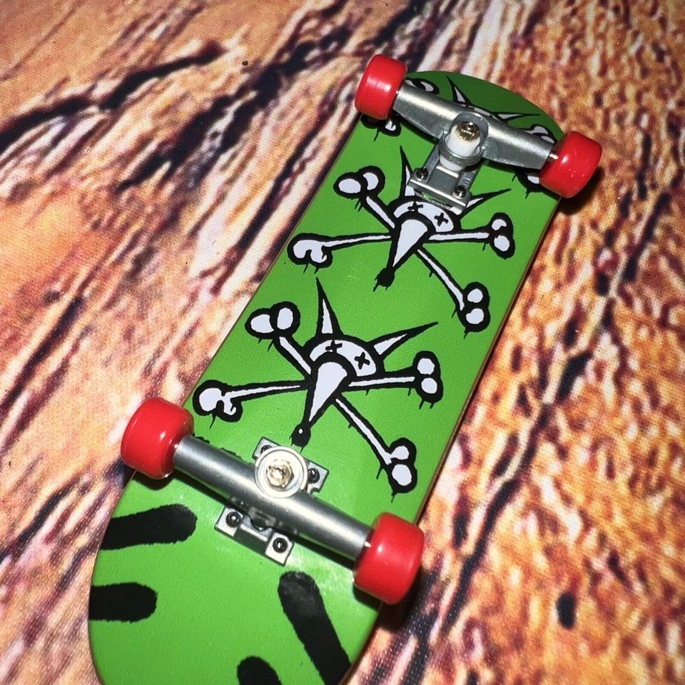 Tech Deck Powell Peralta Vato Ratas Abedul Diapasón Coleccionista RARO Verde Foto 2 de 4